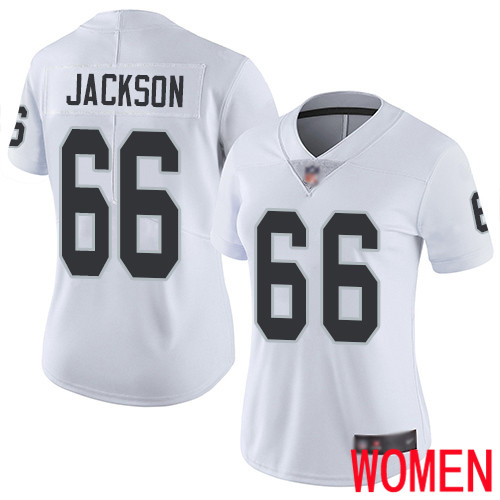 Oakland Raiders Limited White Women Gabe Jackson Road Jersey NFL Football #66 Vapor Untouchable Jersey